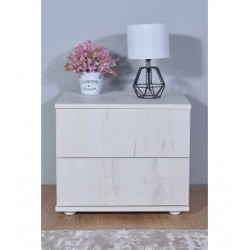 Noćni ormarić 2f bez ručica 