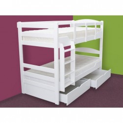 Krevet K3 na sprat beli Krevet K3 na sprat beli